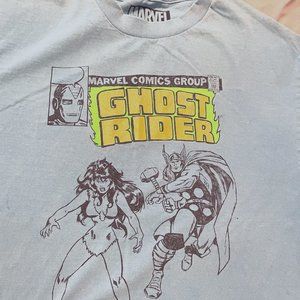 MARVEL Ghost Rider Long Sleeve Shirt (LARGE)